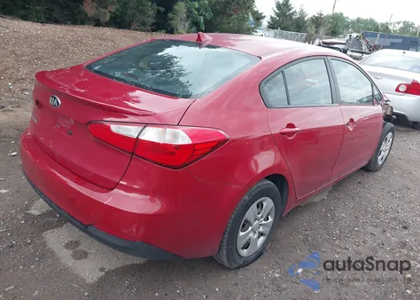 2016 Kia Forte Lx из США, поврежденный, VIN KNAFX4A62G5537527